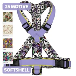 BUMER Hundegeschirr, gepolstert, (Softshell), komplett konfigurierbar KUNDENSUPPORT-KREATIV