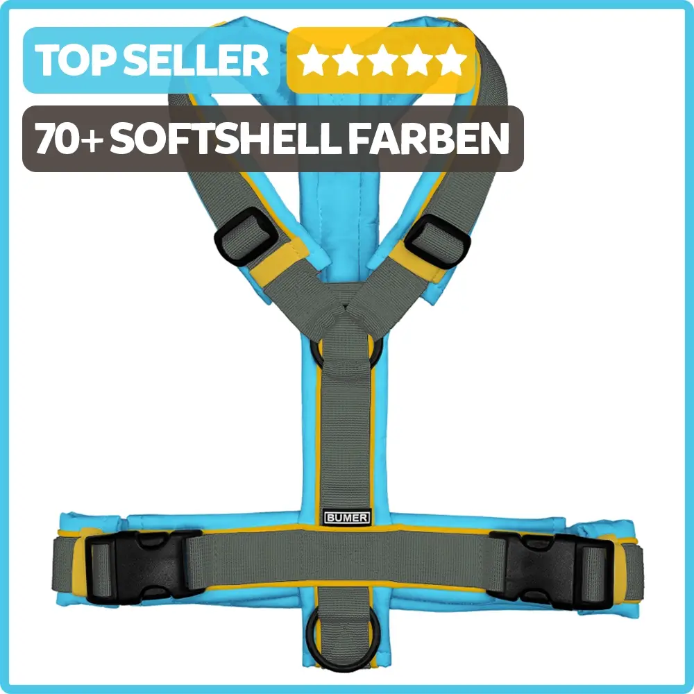 Hundegeschirr, gepolstert, (Softshell), komplett konfigurierbar